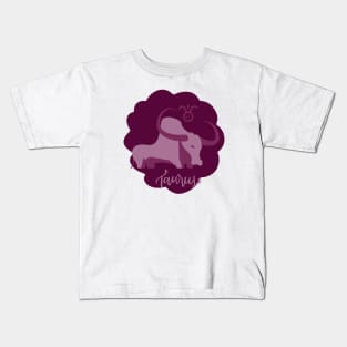 Taurus: Steadfast as the earth, rooted in strength Kids T-Shirt